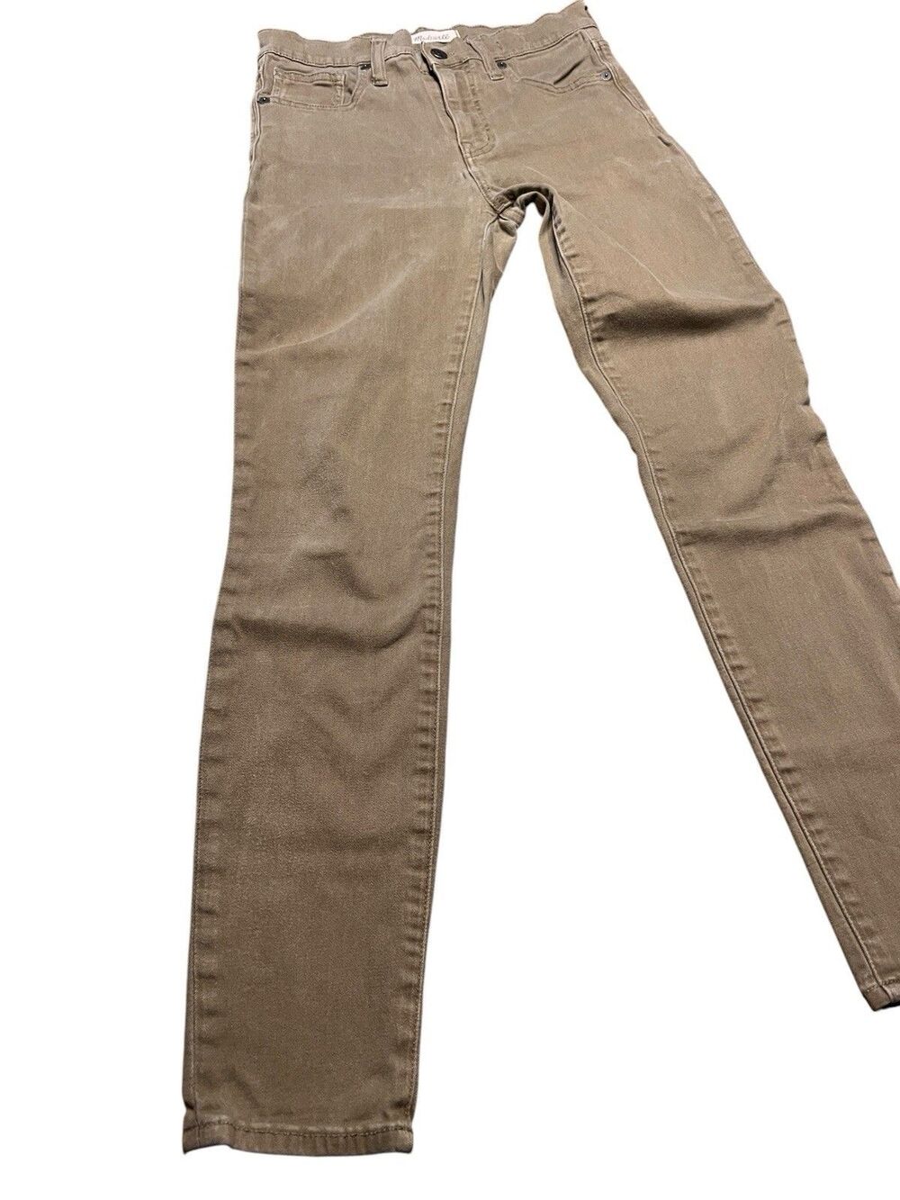 Madewell High Riser Skinny Jeans Brown Stretch size 26 - Picture 3 of 7